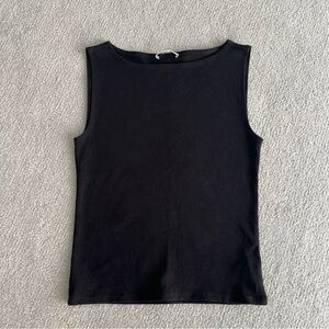 Reformation Black Dusk Tank Top